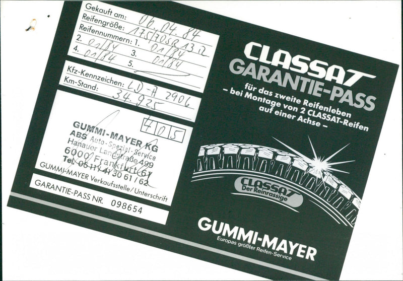 Mercedes Benz 98 - Vintage Photograph