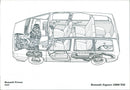 1984 Renault Espace 2000 TSE Technical Data - Vintage Photograph