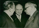 Ernest Bevin, Joseph Bech and Robert Schuman - Vintage Photograph