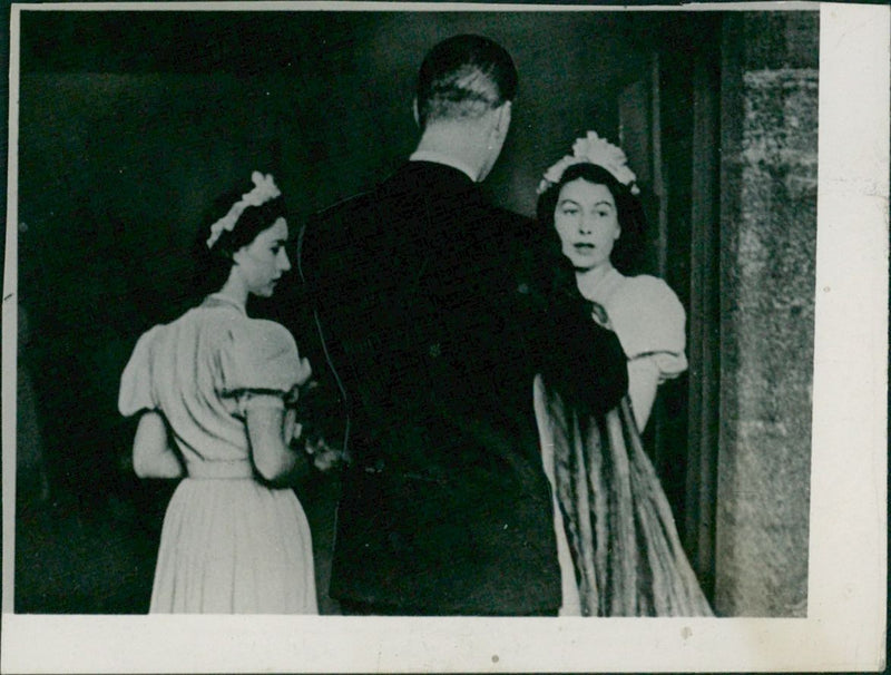 Princess Elizabeth and Princess Margaret - Vintage Photograph