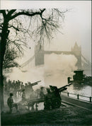 The Salute From the Tower of London - Vintage Photograph