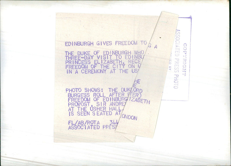 Duke of Edinburgh - Vintage Photograph