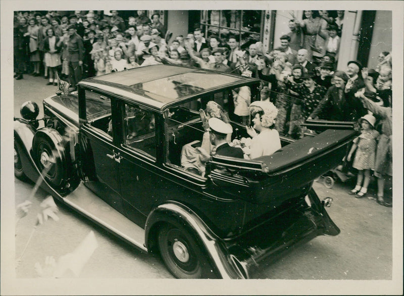 Royal Visit - Vintage Photograph