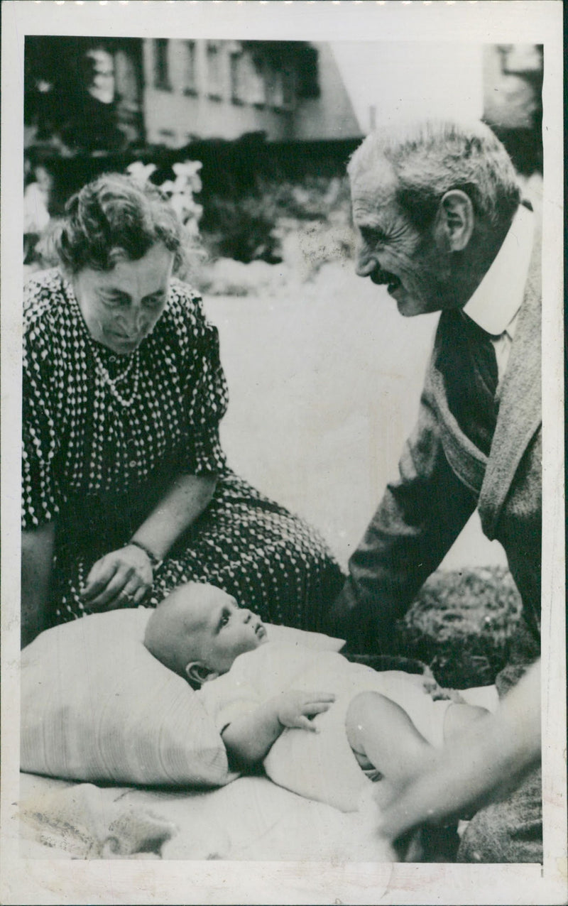 King and Queen of Denmark - Vintage Photograph