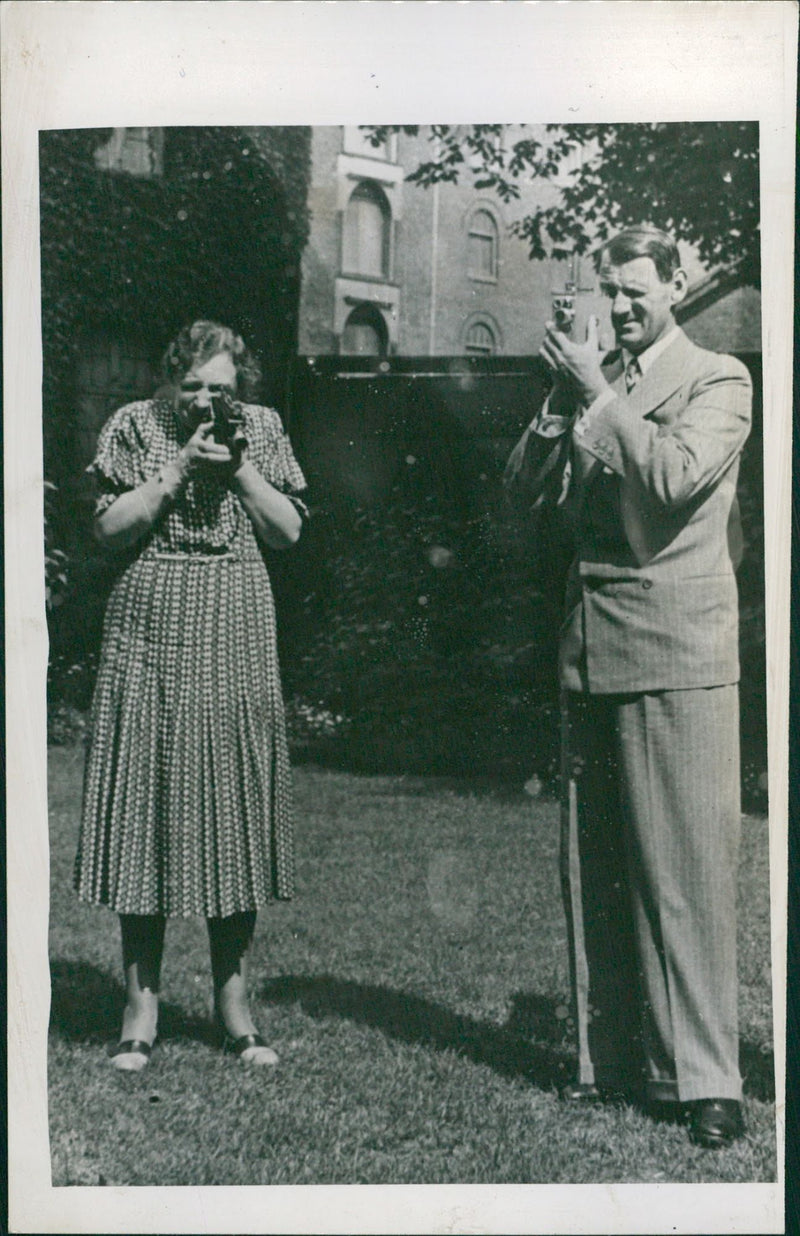 Queen Alexandrine of Denmark and Crown prince Frederik - Vintage Photograph