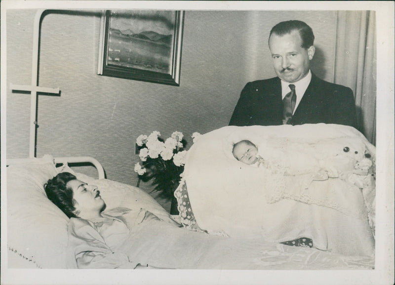 Baptism of Prince Philip Erasmus - Vintage Photograph