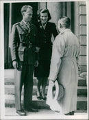 King Leopold III and his wife Princess Lilian - Vintage Photograph