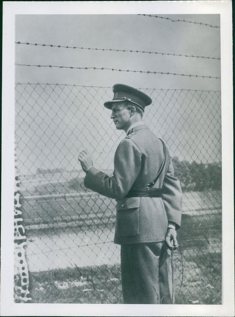 King Leopold III during his captivity - Vintage Photograph