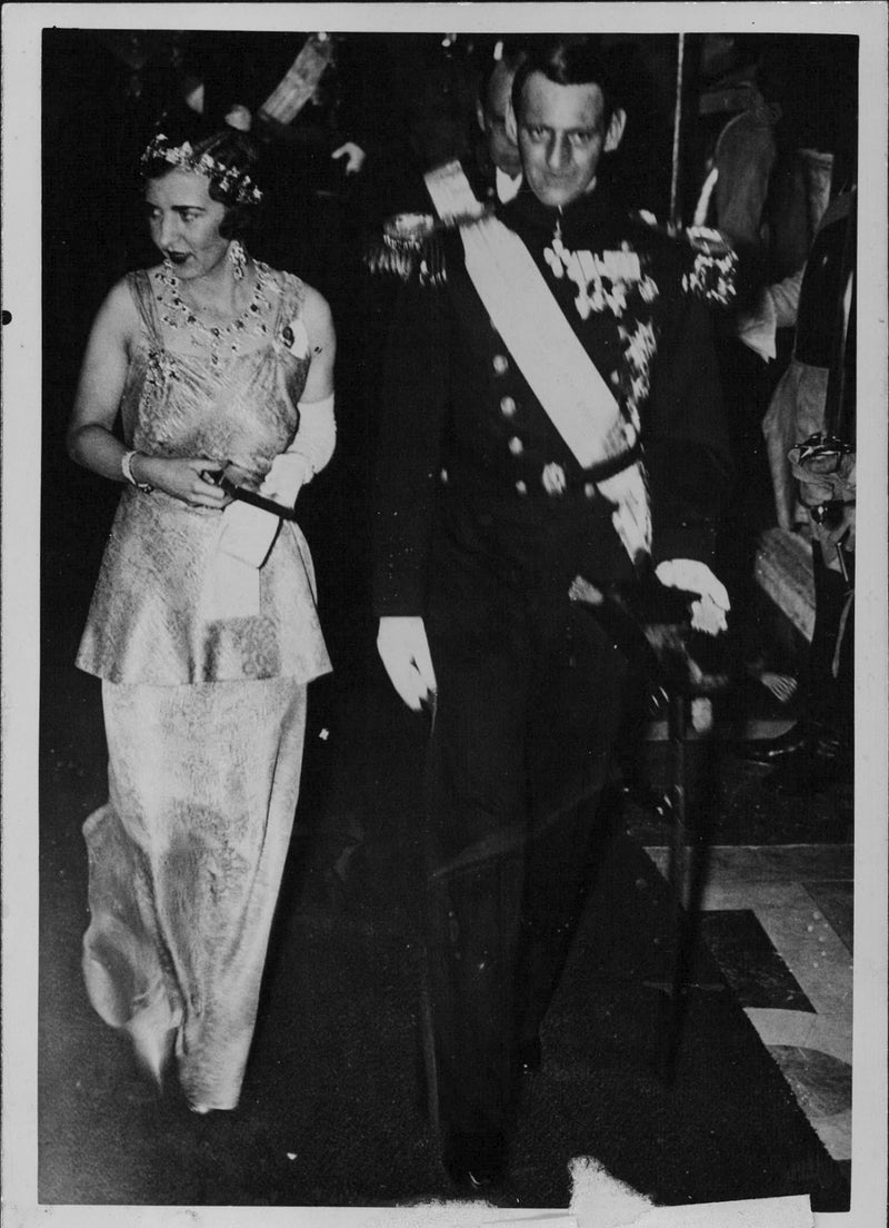 Ingrid of Sweden and Frederik of Denmark - Vintage Photograph