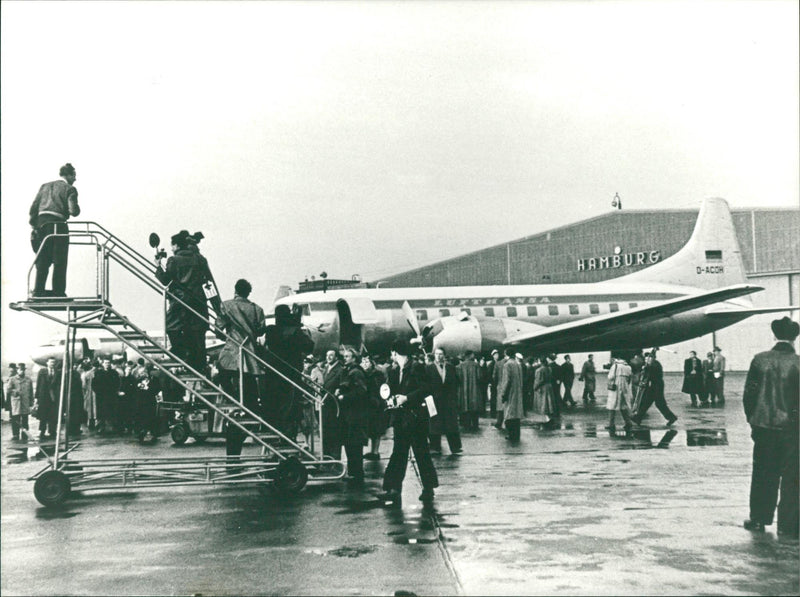 Hamburg Airport - Vintage Photograph