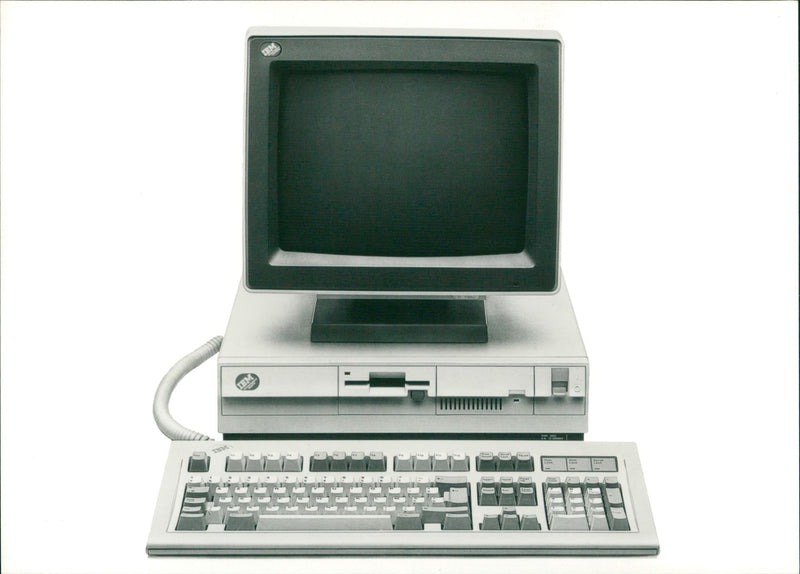 Personal System / 2 Model 30 from IBM - Vintage Photograph