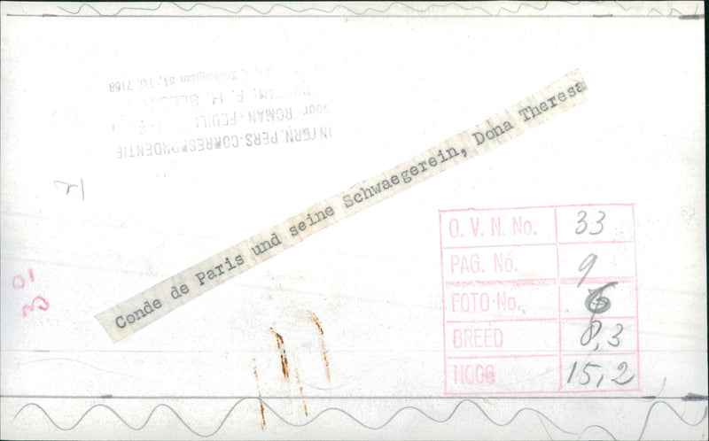 Count of Paris - Vintage Photograph