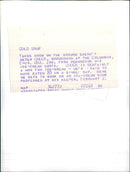 Cold snap - Vintage Photograph