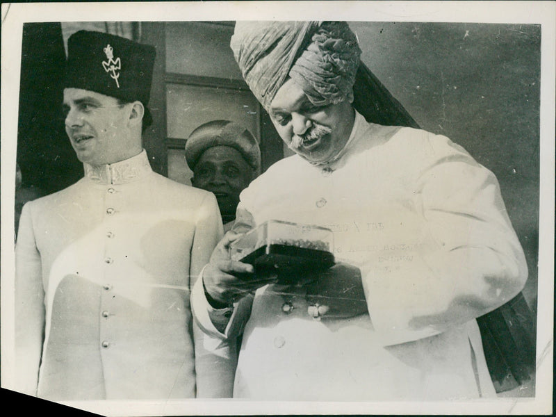 Prince Aly Khan with His Highness of Nawanagar - Vintage Photograph