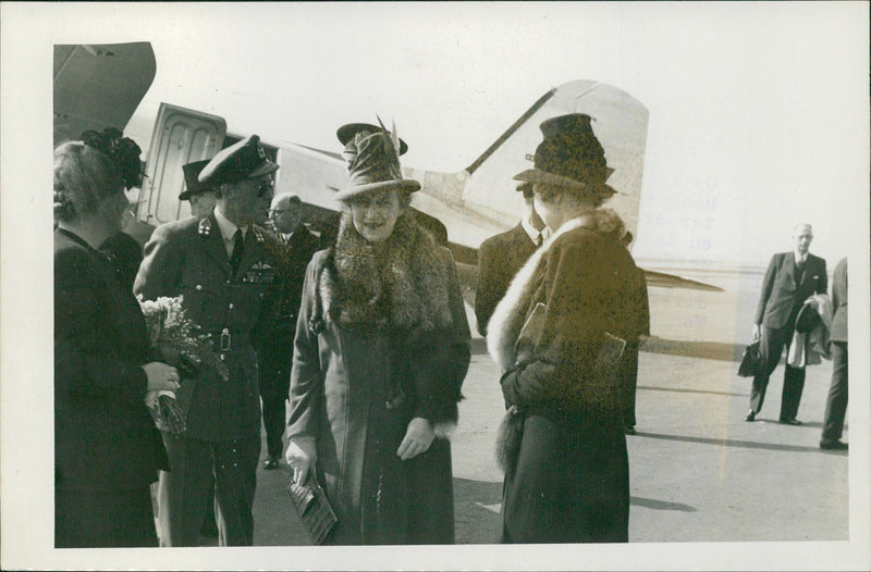 Arrival of the Dutch Royal family in Copenhagen - Vintage Photograph