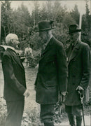 King Gustav V of Sweden and Prince Carl Sr. - Vintage Photograph