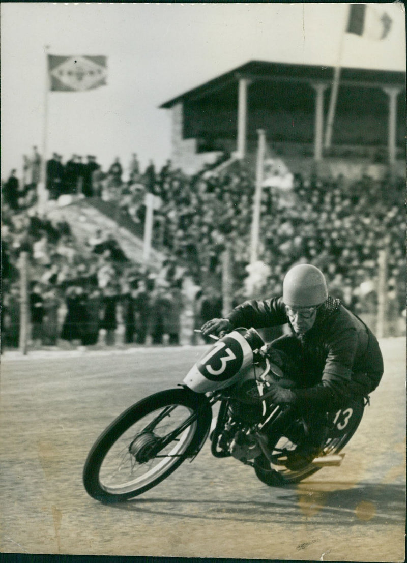 Motorbike race - Vintage Photograph