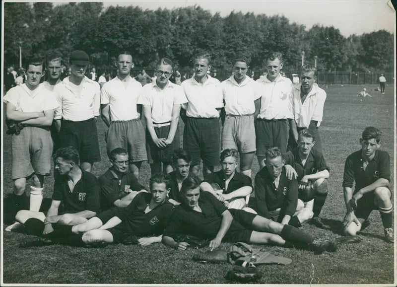 Cricket team - Vintage Photograph