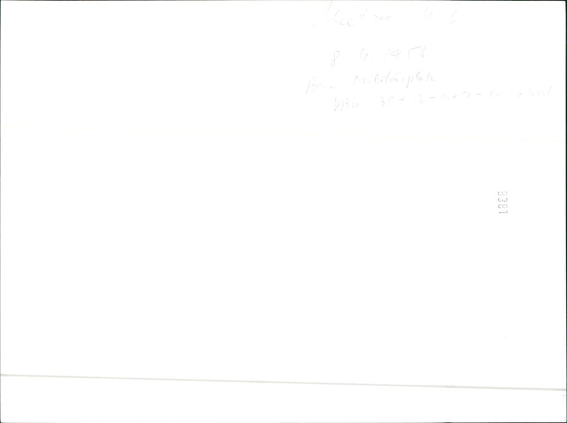 Trolleybus in the city - Vintage Photograph