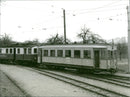 Trolleybus on the tracks - Vintage Photograph