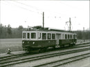 Trolleybus on the tracks - Vintage Photograph