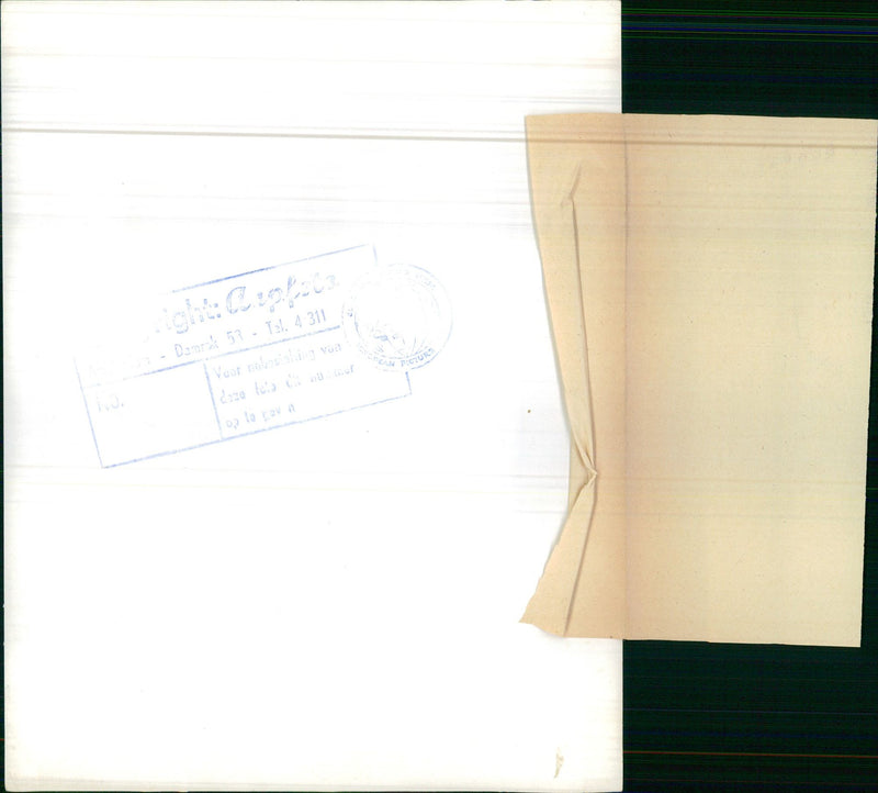 A train on the tracks - Vintage Photograph