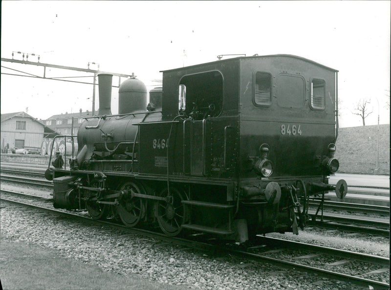 Engine train cart - Vintage Photograph