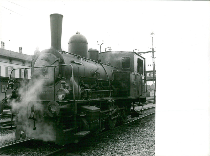 Steam engine train - Vintage Photograph