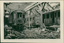 Old train yard - Vintage Photograph
