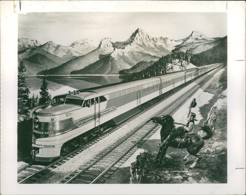 Olympian Hiawatha Train - Vintage Photograph