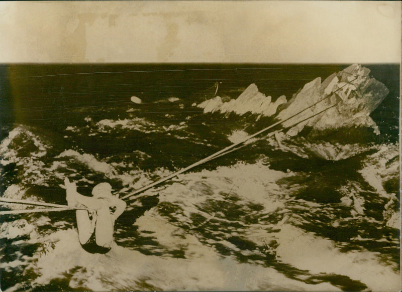 James Hurst and Henry Owens Rescue - Vintage Photograph