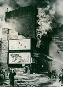 Four Alarm Fire - Vintage Photograph