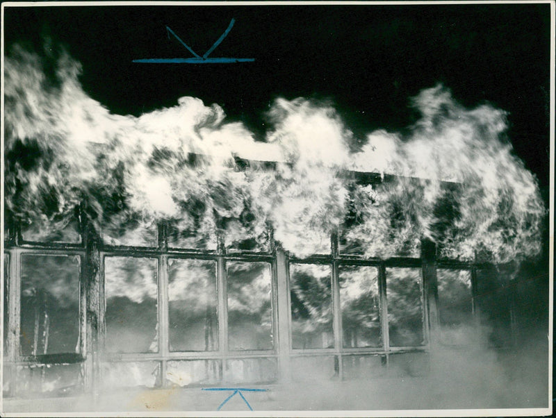 The Flames Flew from All Sides - Vintage Photograph