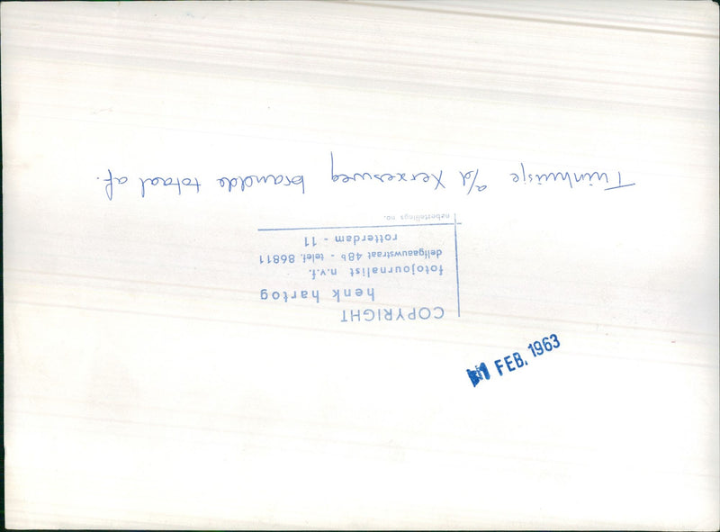 Garden shed at the Xerxesweg - Vintage Photograph