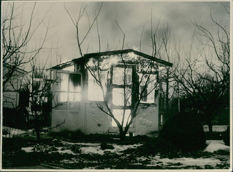 Garden shed at the Xerxesweg - Vintage Photograph