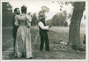 Group of people in nature - Vintage Photograph