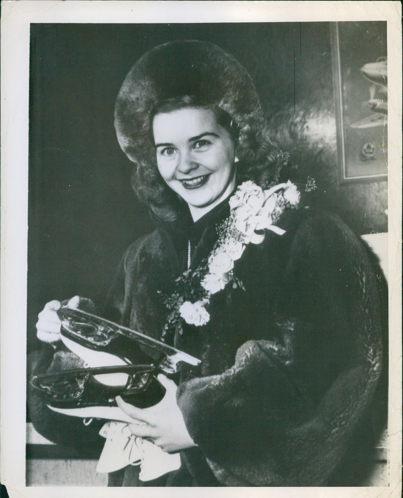 Figure Skater - Vintage Photograph