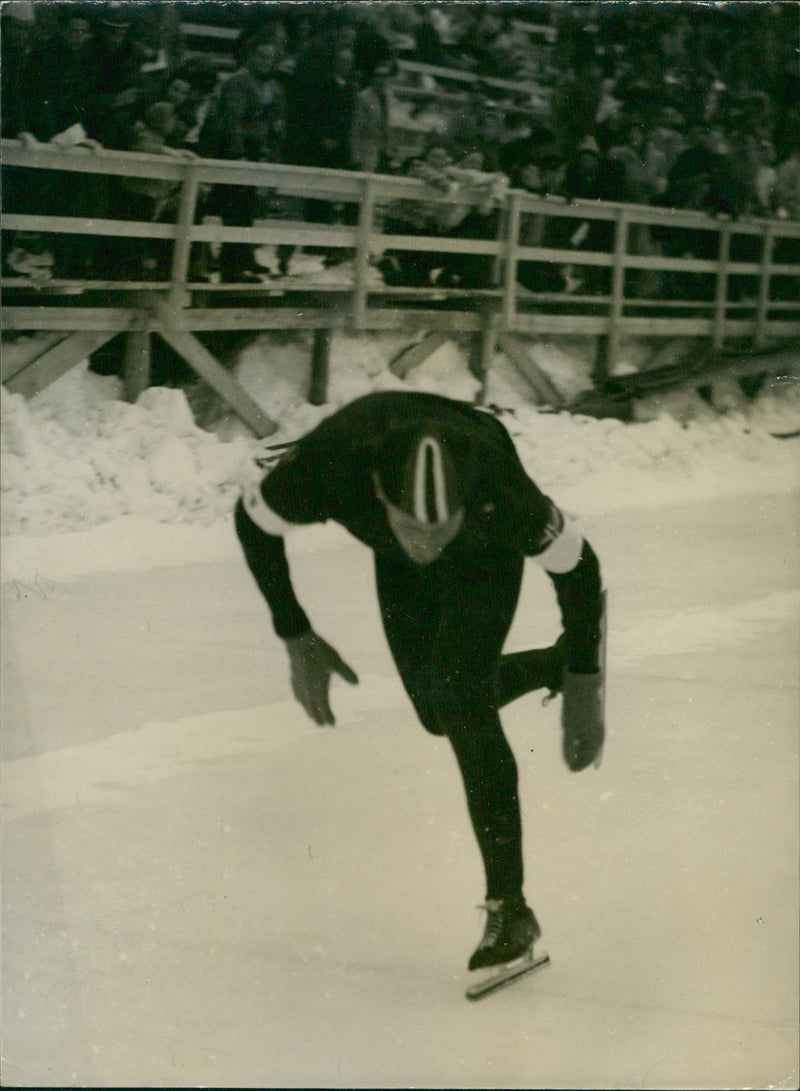 Ice skater - Vintage Photograph