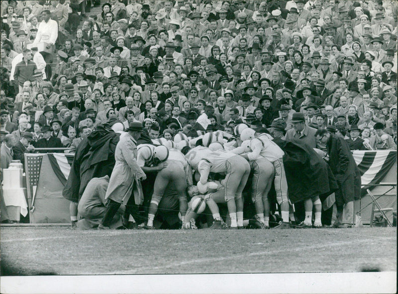 American football team Maryland - Vintage Photograph