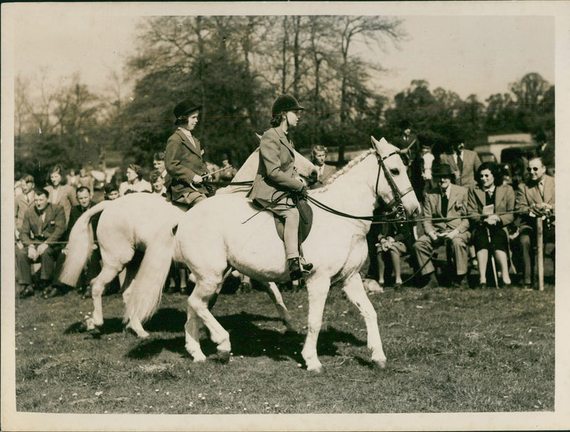 Princess Alexandra and the Duchess of Kent - Vintage Photograph