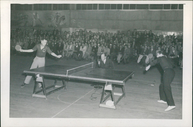 Richard Bergman and Jack Carrington at tournament - Vintage Photograph