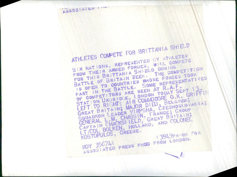 Athletes - Vintage Photograph