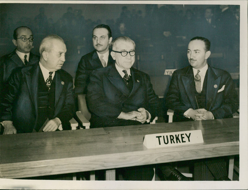 U.N.O Assembly in London - Vintage Photograph