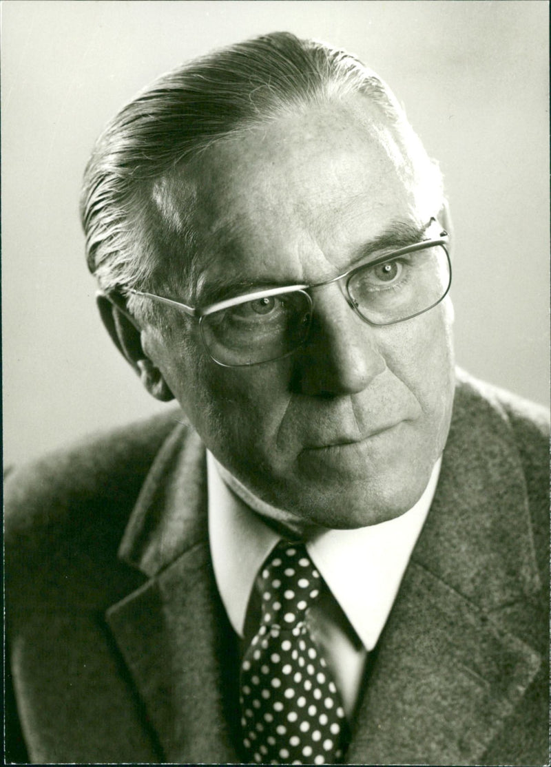 Prof. Dr.-Ing. Karl Steinbuch - Vintage Photograph