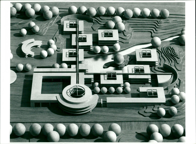 Model Federal Environment Ministry - Vintage Photograph