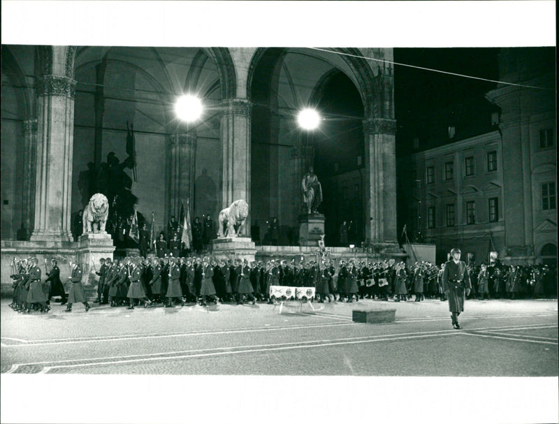 Munich celebrates the 30th anniversary of the Bundeswehr - Vintage Photograph