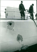 German warship - Vintage Photograph