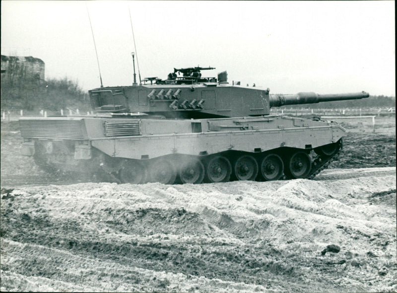 Leopard 2 tanks - Vintage Photograph