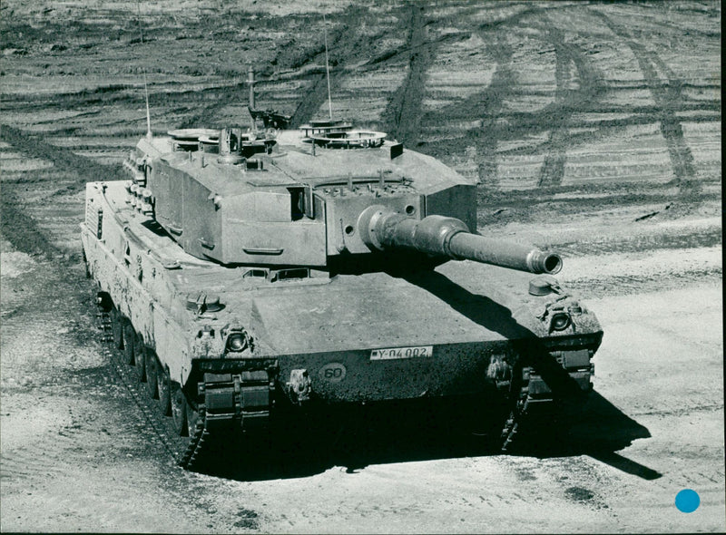 Leopard 2 tanks - Vintage Photograph