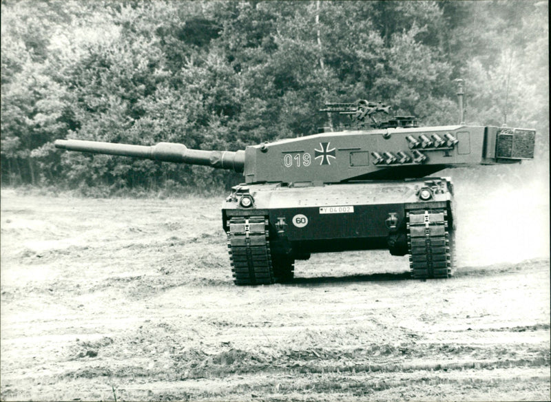 Leopard 2 tanks - Vintage Photograph